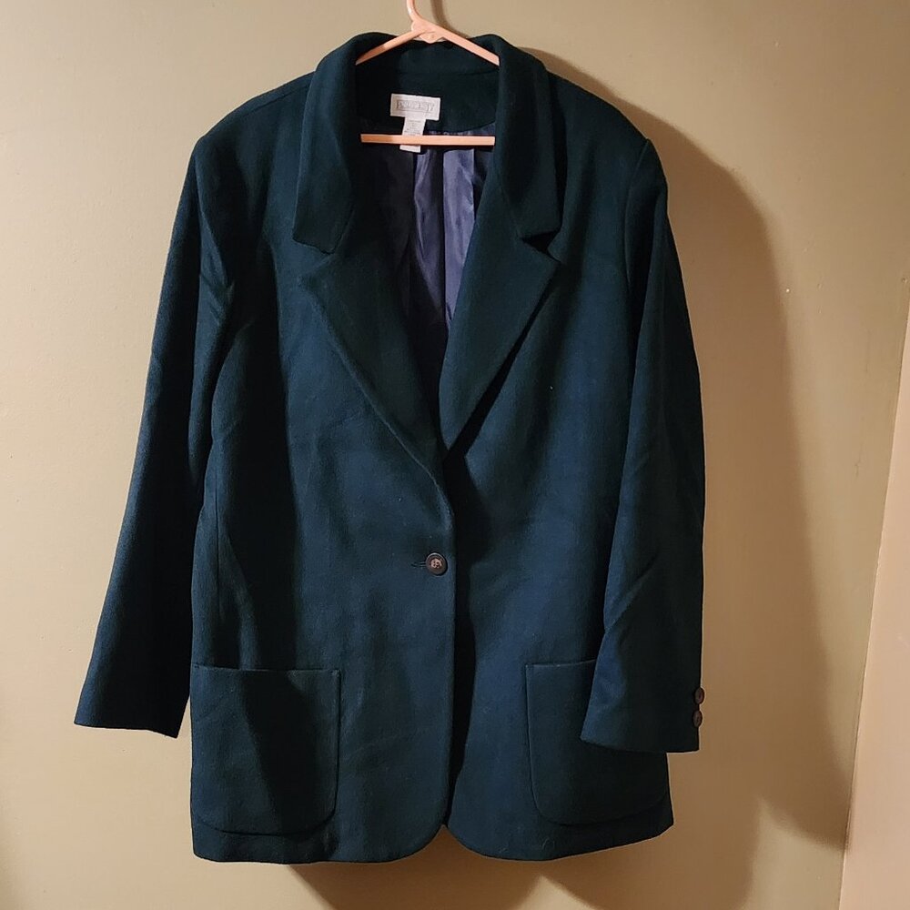 Lands' End Wool/Cashmere Blazer